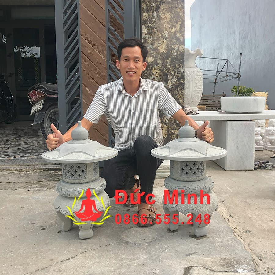 Đèn Đá Sa Thạch Sân Vườn Cao 60cm