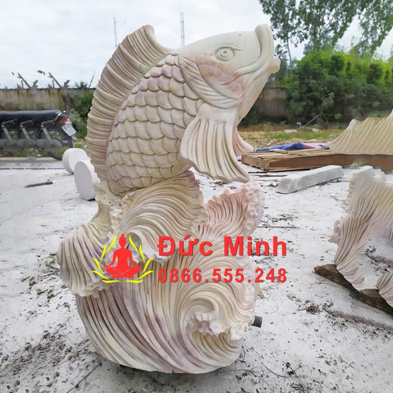Tượng Cá Chép Đá Phong Thủy Đẹp Nhất Đà Nẵng