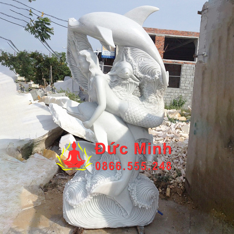 Tượng Cá Heo Đá Cẩm Thạch Đẹp Tại TP Hồ Chí Minh