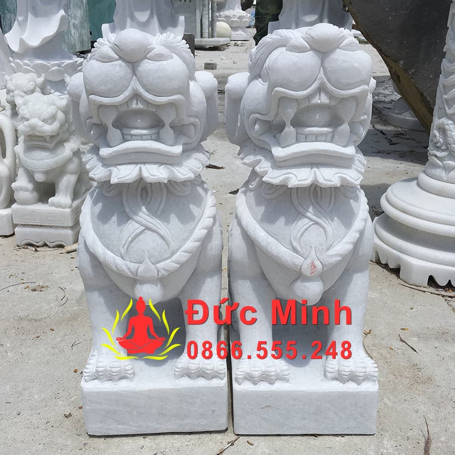 Tượng Nghê Đá Nhỏ Để Trấn Cổng Đẹp