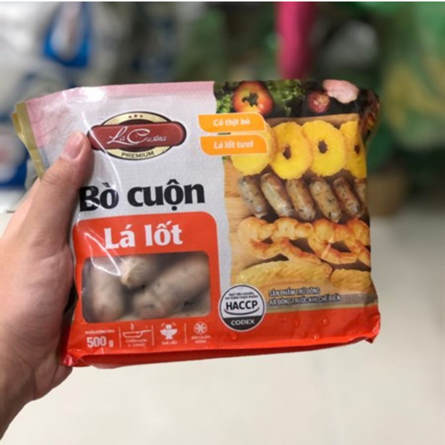 Bò Cuộn Lá Lốt Lacusina