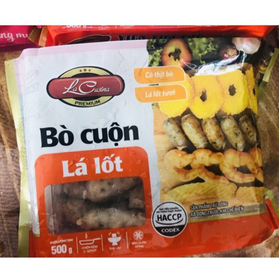 Bò Cuộn Lá Lốt Lacusina