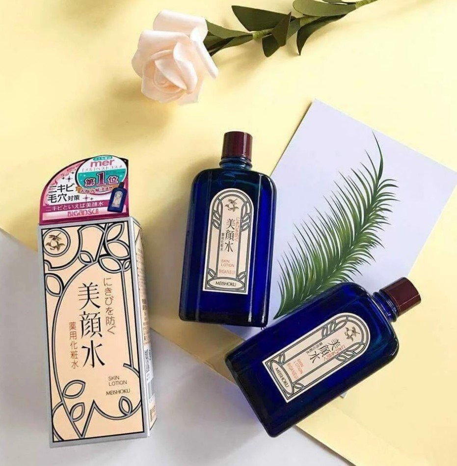 Nước Hoa Hồng Dưỡng Da Ngăn Ngừa Mụn Meishoku Bigansui Medicated Skin Lotion 90ml | Céligrace