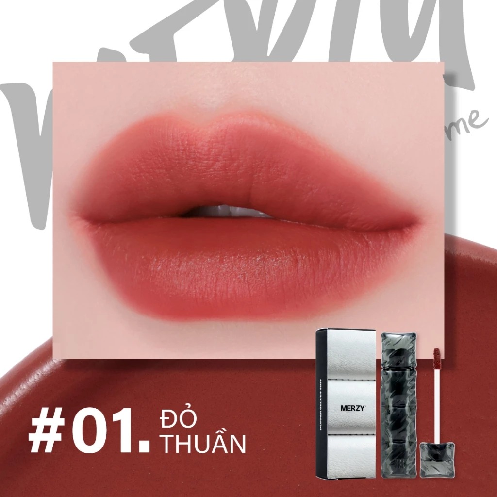 [NEW][SON PHAO] Son Kem Lì Merzy Bền Màu, Lâu Trôi Puffer Velvet Tint 3.7g