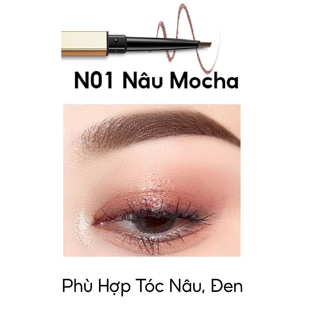 Chì Kẻ Mày Hai Đầu Colorkey Lâu Trôi The Rapid Eyebrow Pencil 0.07g