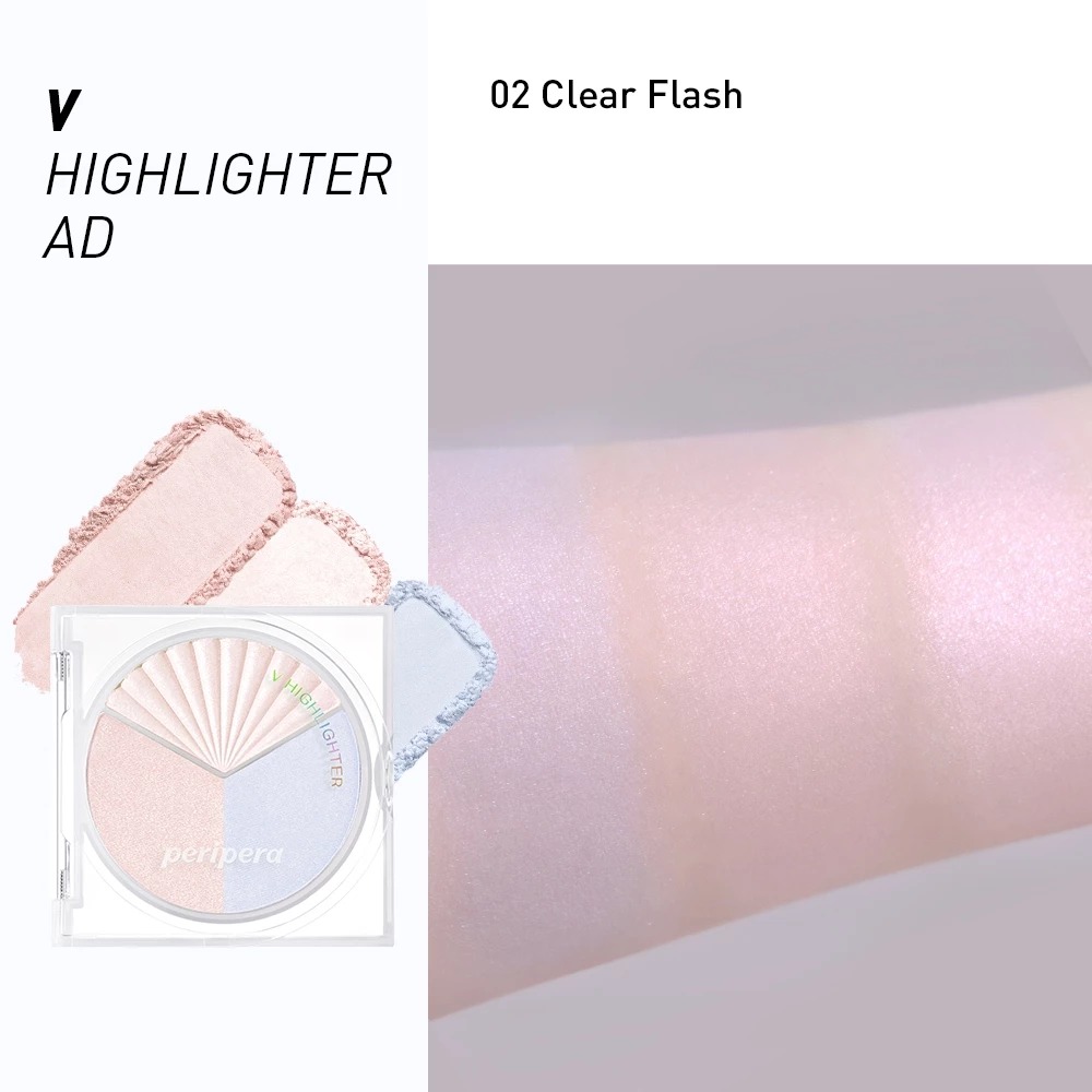 Phấn Bắt Sáng Trong Suốt Bắt Sáng Tốt PERIPERA V Highlighter 8.3g
