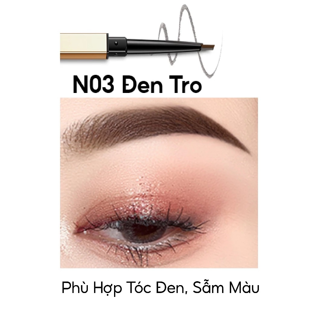 Chì Kẻ Mày Hai Đầu Colorkey Lâu Trôi The Rapid Eyebrow Pencil 0.07g