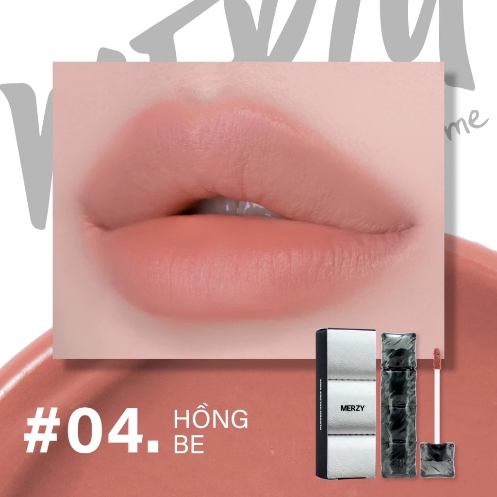 [NEW][SON PHAO] Son Kem Lì Merzy Bền Màu, Lâu Trôi Puffer Velvet Tint 3.7g