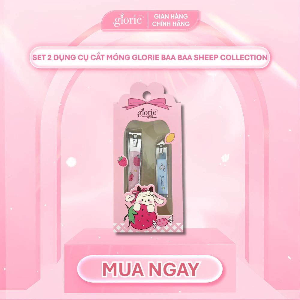 Set 2 Dụng Cụ Cắt Móng Glorie Baa Baa Sheep Collection
