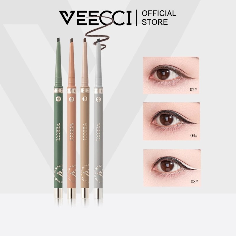 Bút Gel Kẻ Mắt VEECCI Không Thấm Nước Lâu Trôi 0.05g