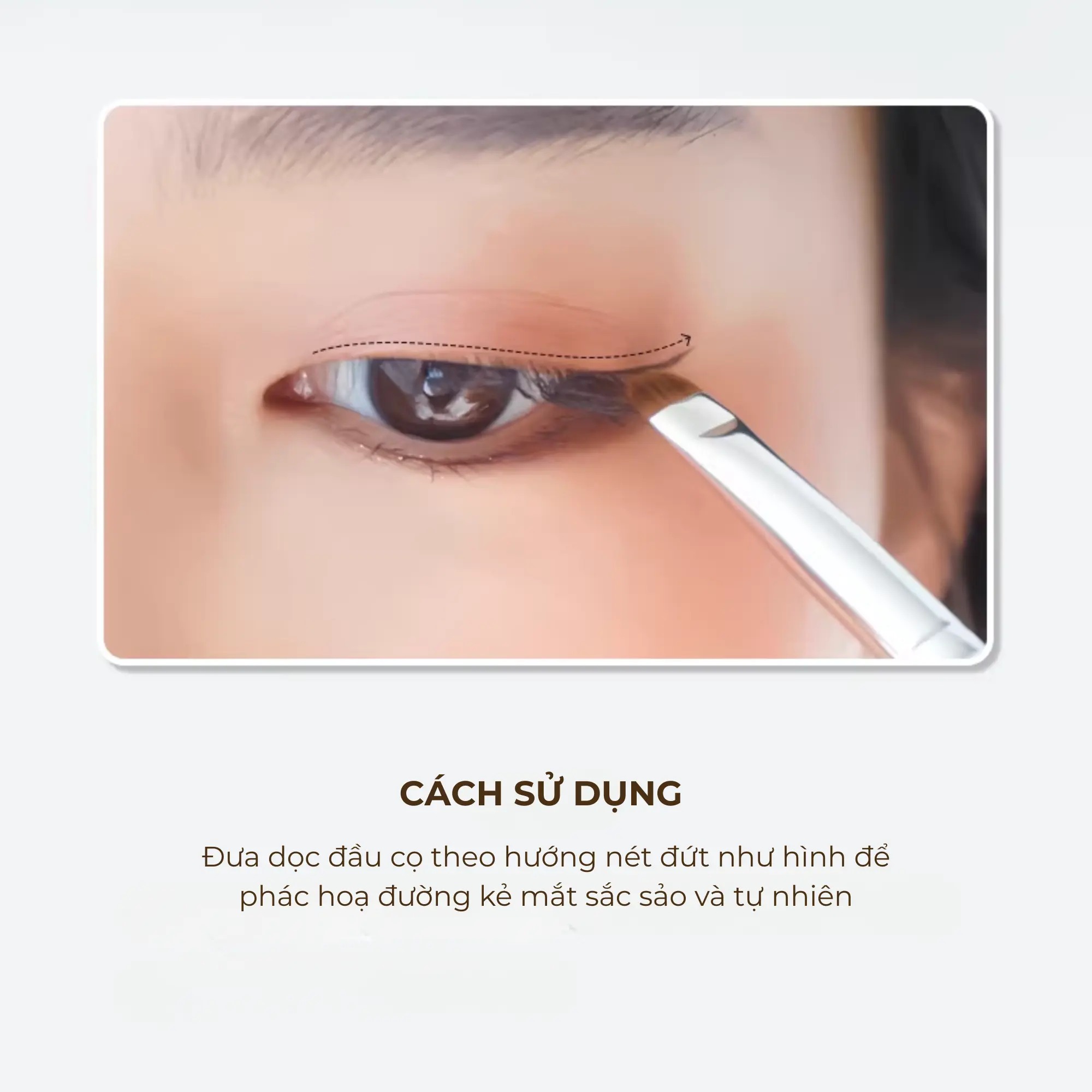 Cọ Kẻ Mắt GUOXIAONIU Rose Gold Eyeliner Brush #336