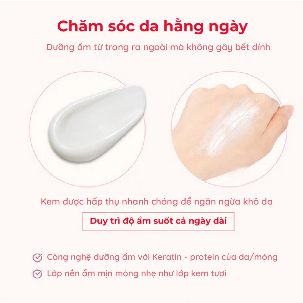 Kem Dưỡng Da Tay & Móng Vaseline 24H Deep Moisture Hand & Nail Cream 60ml