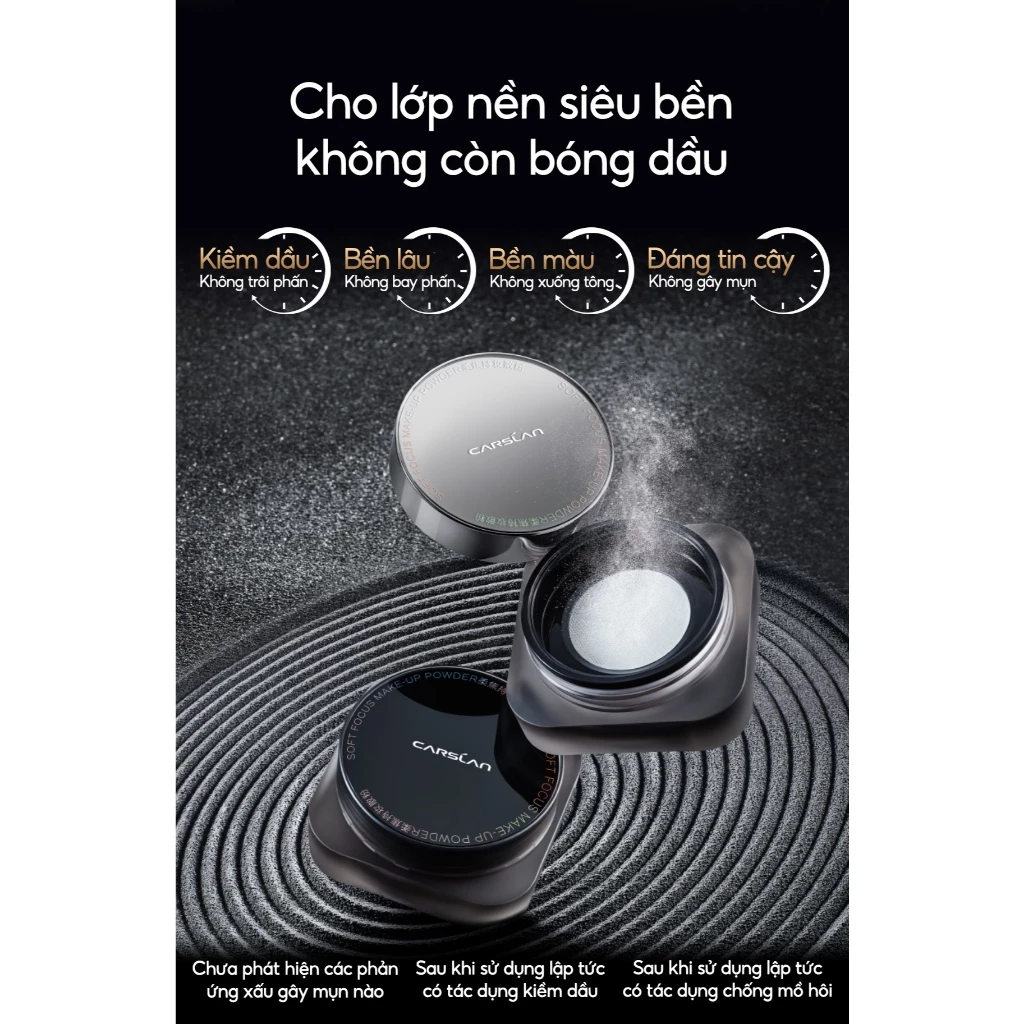 Phấn Phủ Dạng Bột, Kiềm Dầu CARSLAN Soft Focus Make-up Powder 8g