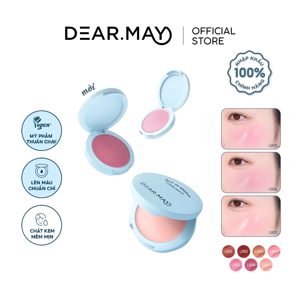 Má Hồng Dạng Kem Dearmay Thuần Chay Lost Ribbon Cheek Balm 4g