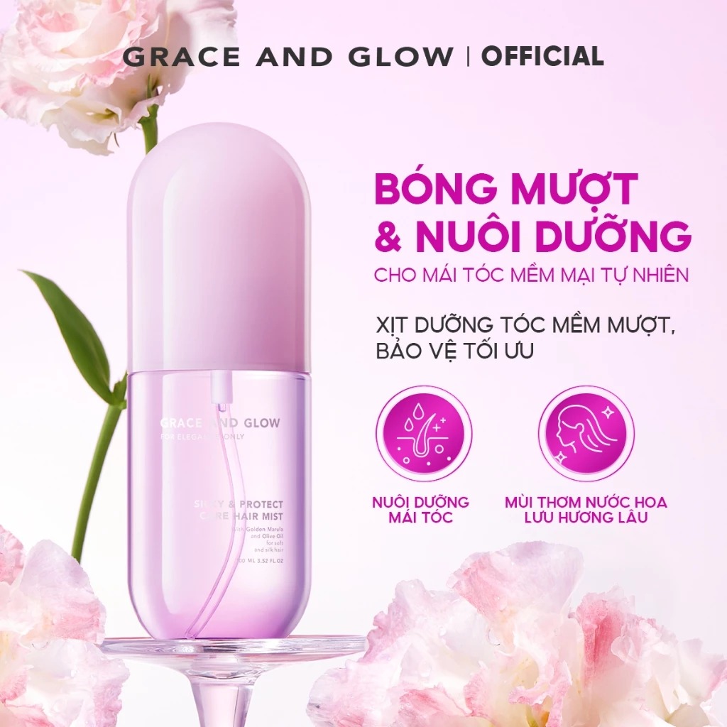 Xịt Dưỡng Tóc Grace And Glow Black Opium Ngừa Khô Xơ 100ml