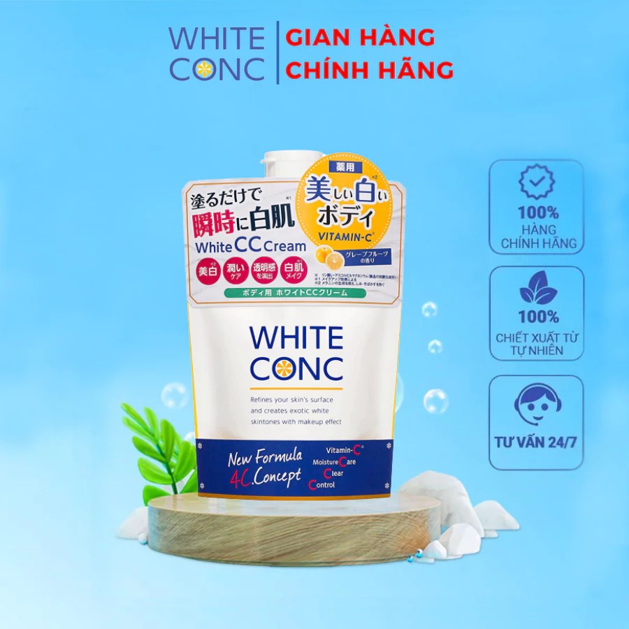 Kem Dưỡng Thể White Conc Làm Sáng Da Toàn Thân CC Cream 200g