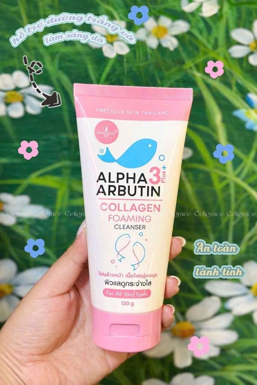 Sữa Rữa Mặt Precious Skin Alpha Arbutin 3 Plus Collagen 120ml