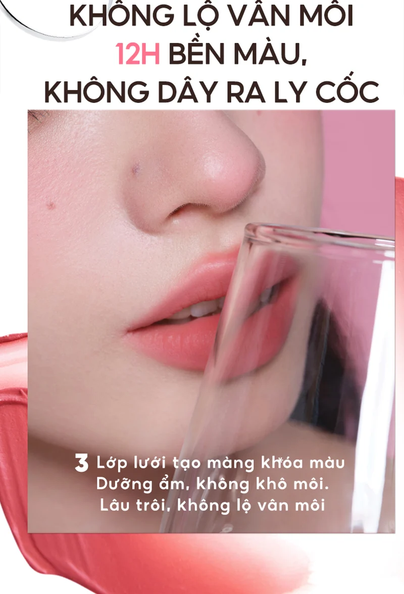 Son Kem Lì Đầu Bông Dặm JUDYDOLL Matte Lip Cream 1.8g