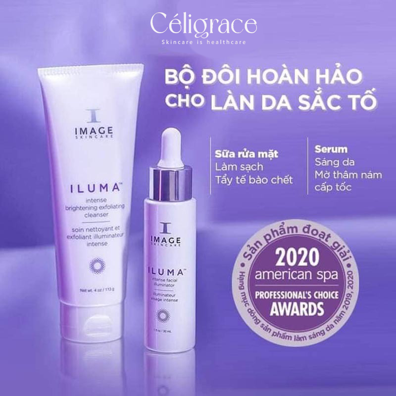 [CLESAL2401 - DATE 07/2024] Serum IMAGE Mờ Nám Trắng Da Iluma Intense Facial Illuminator 30ml
