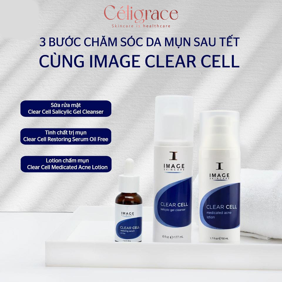 [SPECSAL24] Serum IMAGE Kiểm Soát Nhờn Và Kháng Khuẩn Clear Cell Restoring Serum Oil Free 28g