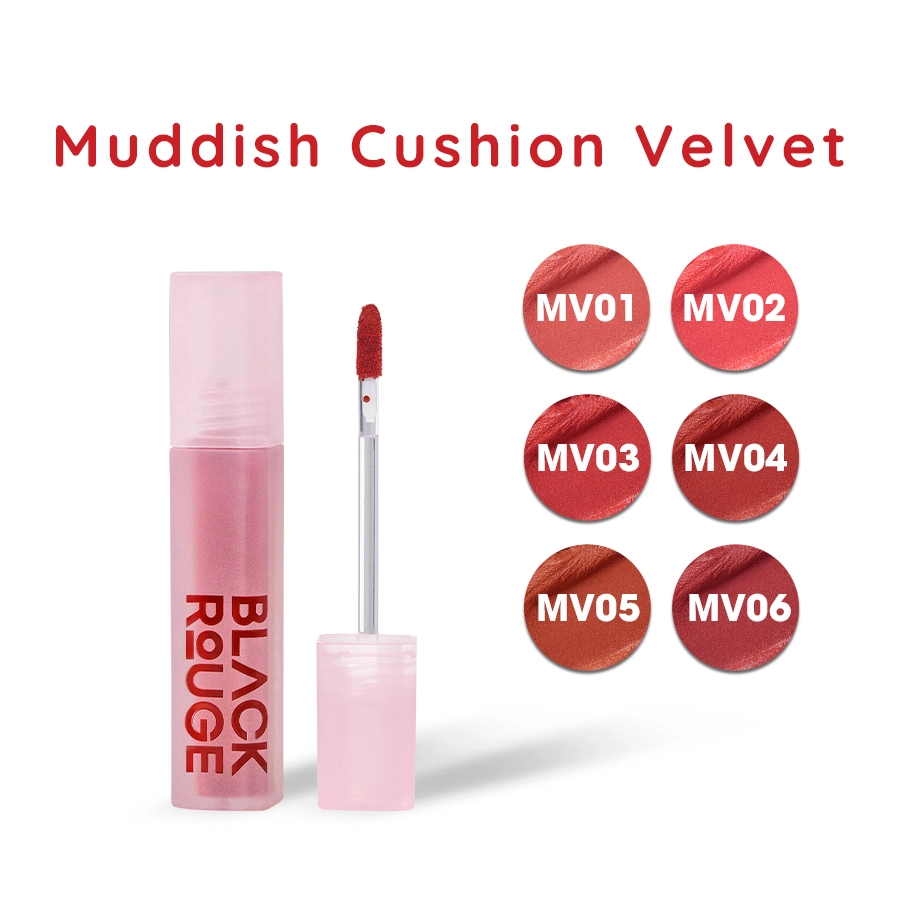 [MÀU MV01 - MV06] Son Kem BLACK ROUGE Muddish Cushion Velvet