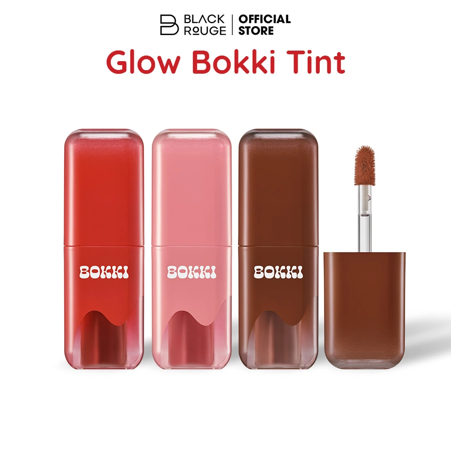 [MÀU GB01 - GB12] Son Tint Bóng BLACK ROUGE Glow Bokki Tint