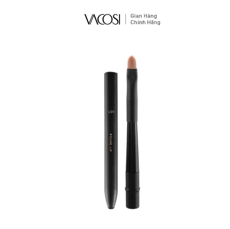 L01 - Cọ Môi VACOSI Round Lip Brush (Có Nắp Đậy)