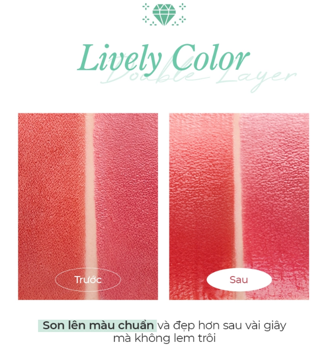 [MÀU DL15 - MÀU DL21] Son Kem BLACK ROUGE Double Layer Over Velvet Ver 3 - Jewelry
