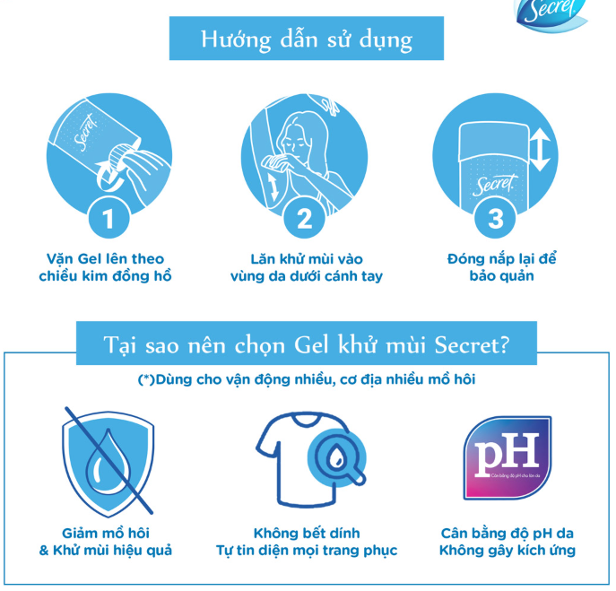 Gel Khử Mùi Secret Ngăn Tiết Mồ Hồi 48Hr Outlast Clear Gel Anti-Perspirant 73g