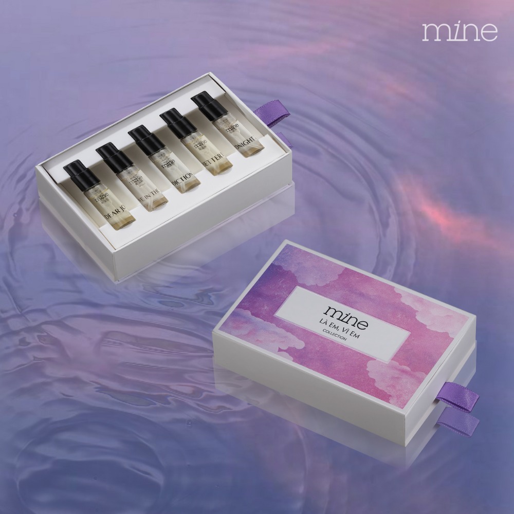 Set 5 Nước Hoa Mine Eau De Parfum 2ml*5 (Mini)