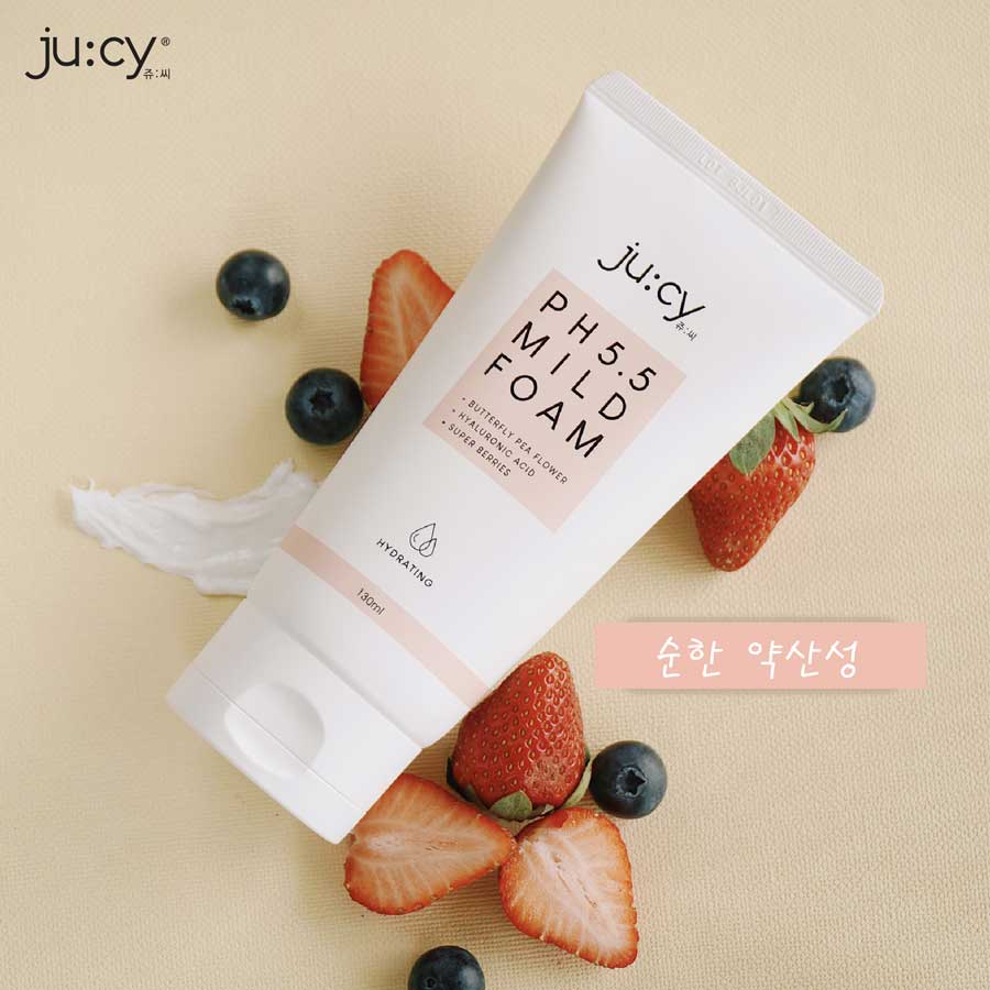 [Mẫu Mới] Sữa Rửa Mặt Ju:cy pH5.5 Mild Foam 130ml