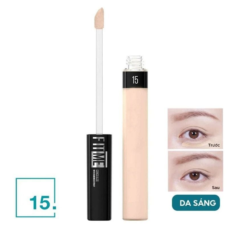 Kem Che Khuyết Điểm Maybelline Mịn Lì Fit Me Concealer With Chamomile Extract 6.8ml