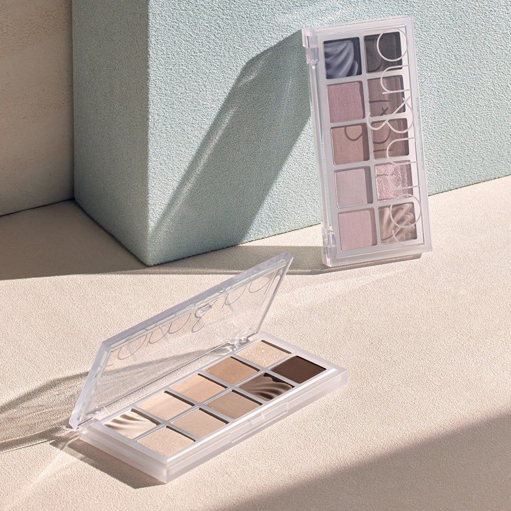 [Màu 00 - 13] Bảng Phấn Mắt 10 Ô Siêu Lấp Lánh ROMAND Better Than Eye Palette