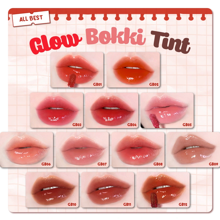 [MÀU GB01 - GB12] Son Tint Bóng BLACK ROUGE Glow Bokki Tint