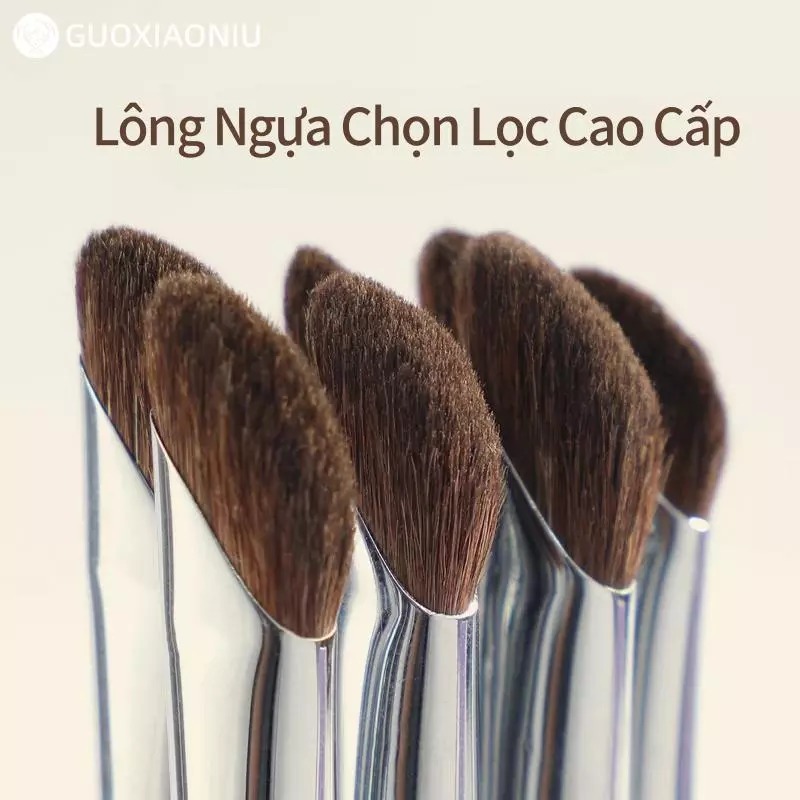 Cọ Đánh Khối GUOXIAONIU Rose Gold Angled Flat Brush