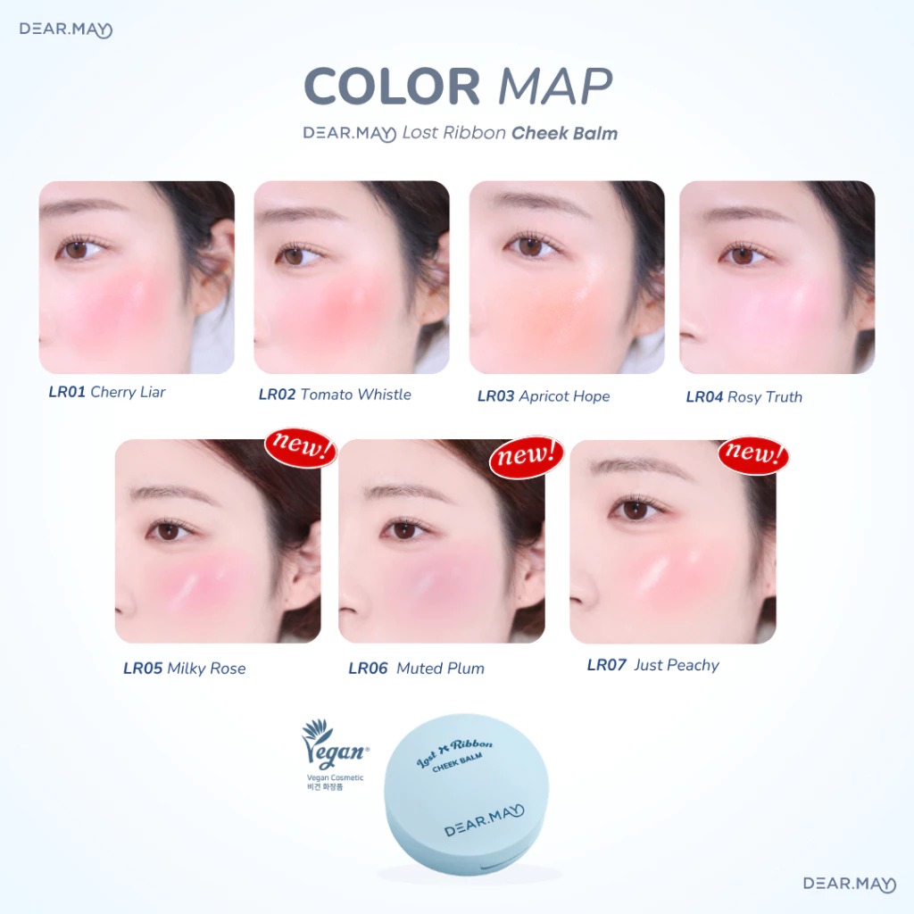 Má Hồng Dạng Kem Dearmay Thuần Chay Lost Ribbon Cheek Balm 4g