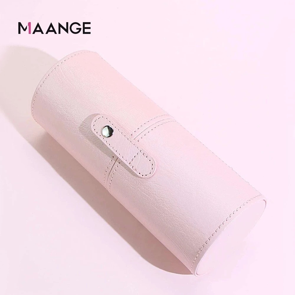 MAANGE - Ống Đựng Cọ Có Ghim Cài 1408 (Hồng)