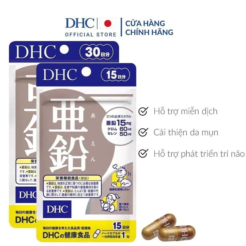 Viên Uống DHC Bổ Sung Kẽm Zinc