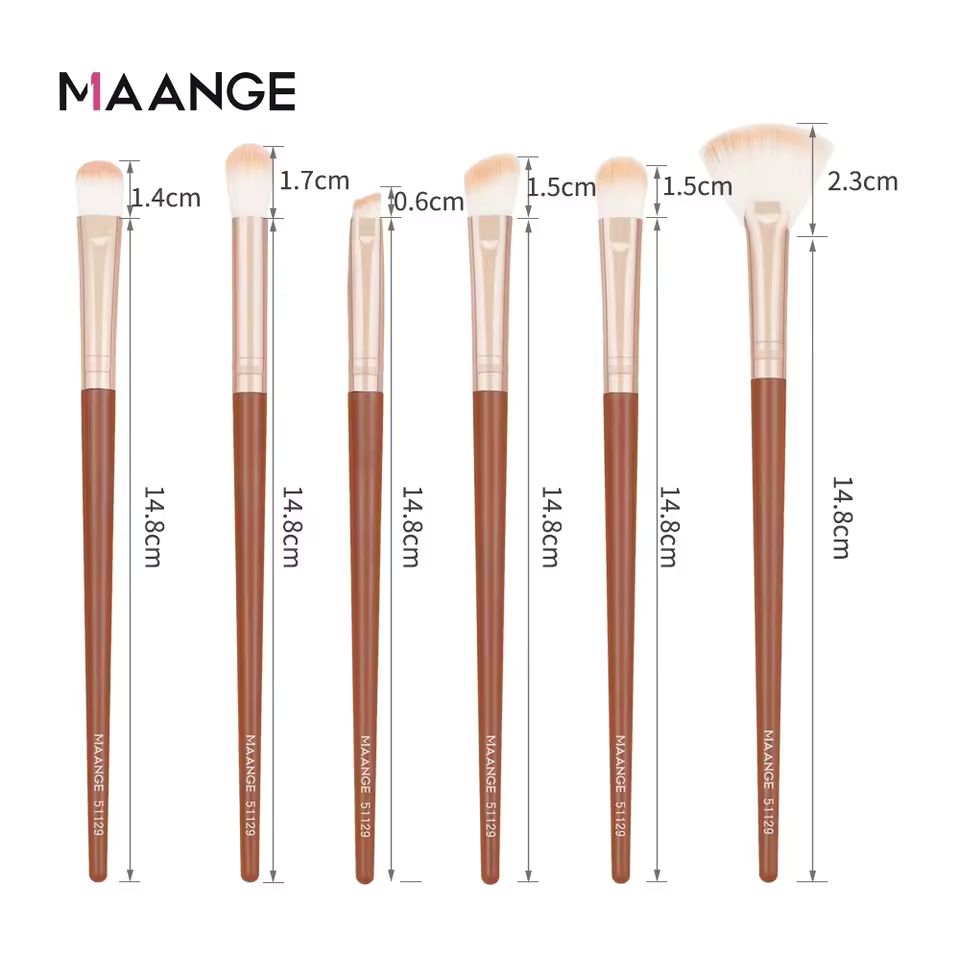 MAANGE - Bộ 6 Cọ Trang Điểm 51129