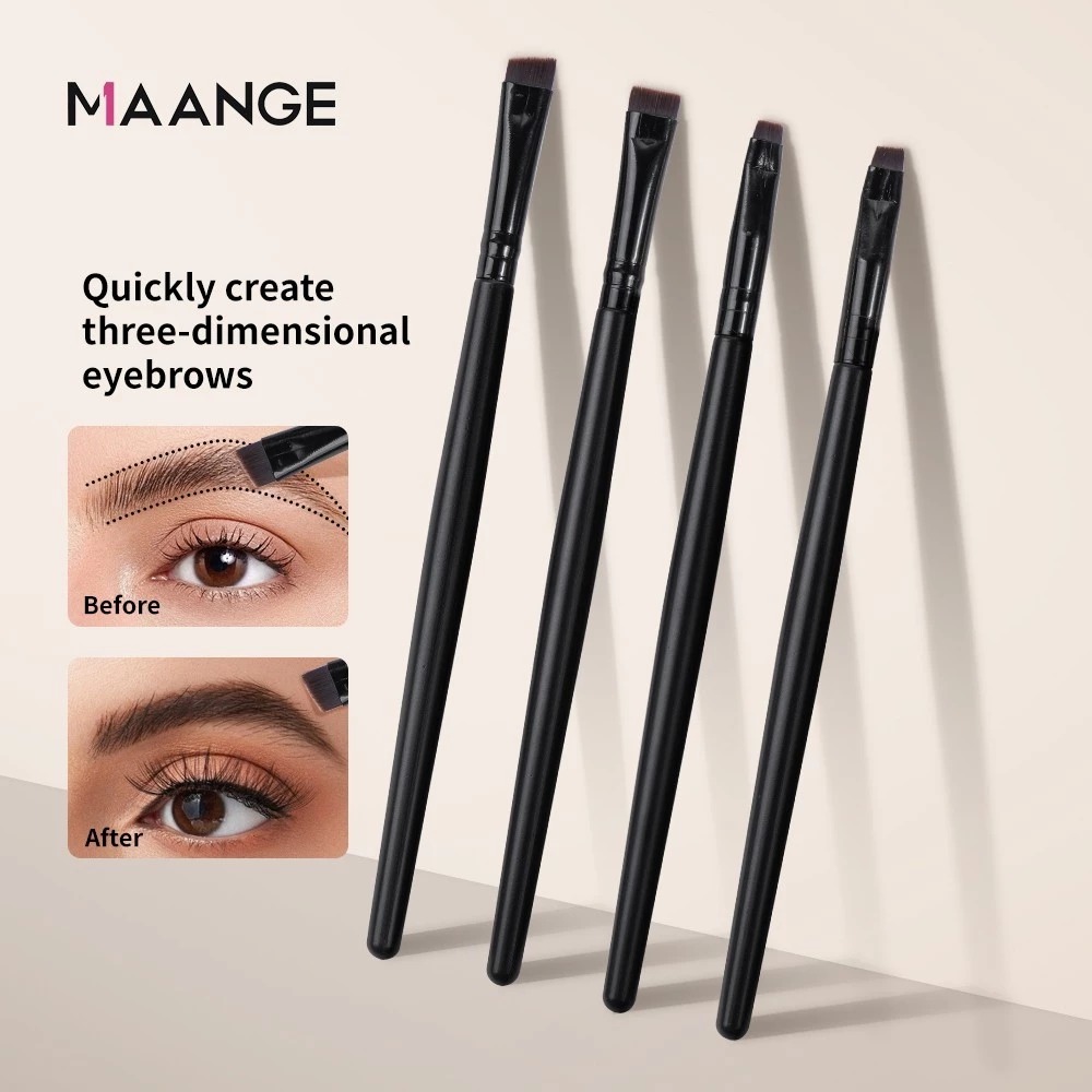 MAANGE - Bộ 4 Cọ Kẻ Viền Mắt & Mày 51174