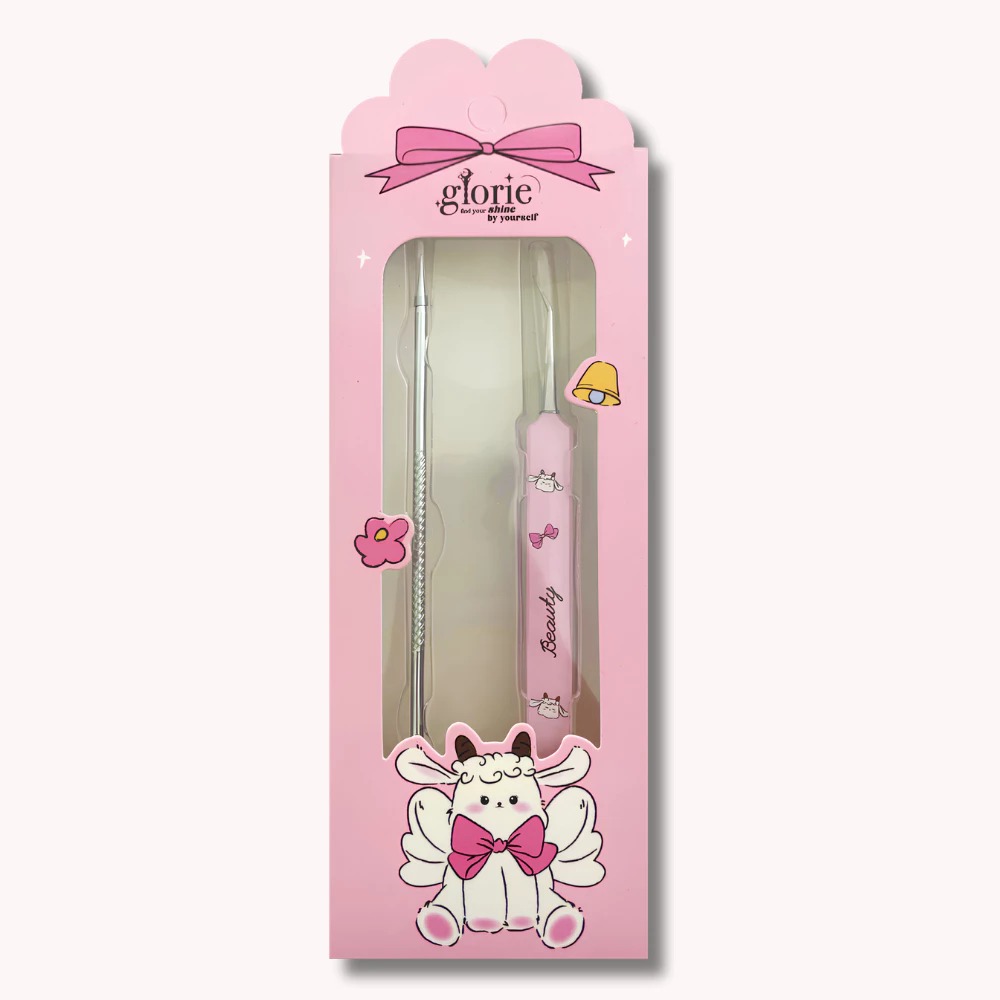 Set 2 Dụng Cụ Lấy Mụn Glorie Baa Baa Sheep Collection Blackhead Tweezers + Comedone Extractor Kit