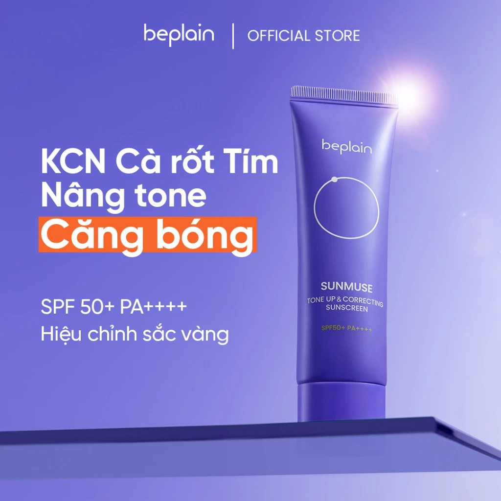 Kem Chống Nắng Thuần Chay Beplain Sunmuse Sunscreen SPF50+/PA+++ 50ml