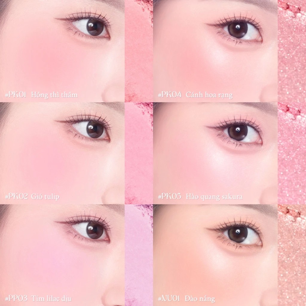 Phấn Má Hồng Focallure Spring Glow Airy Wear Blush
