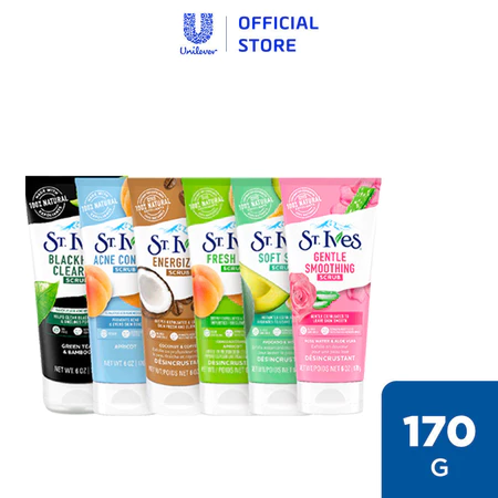 Sữa Rửa Mặt Có Hạt ST.IVES Tẩy Da Chết Chiết Xuất Thiên Nhiên