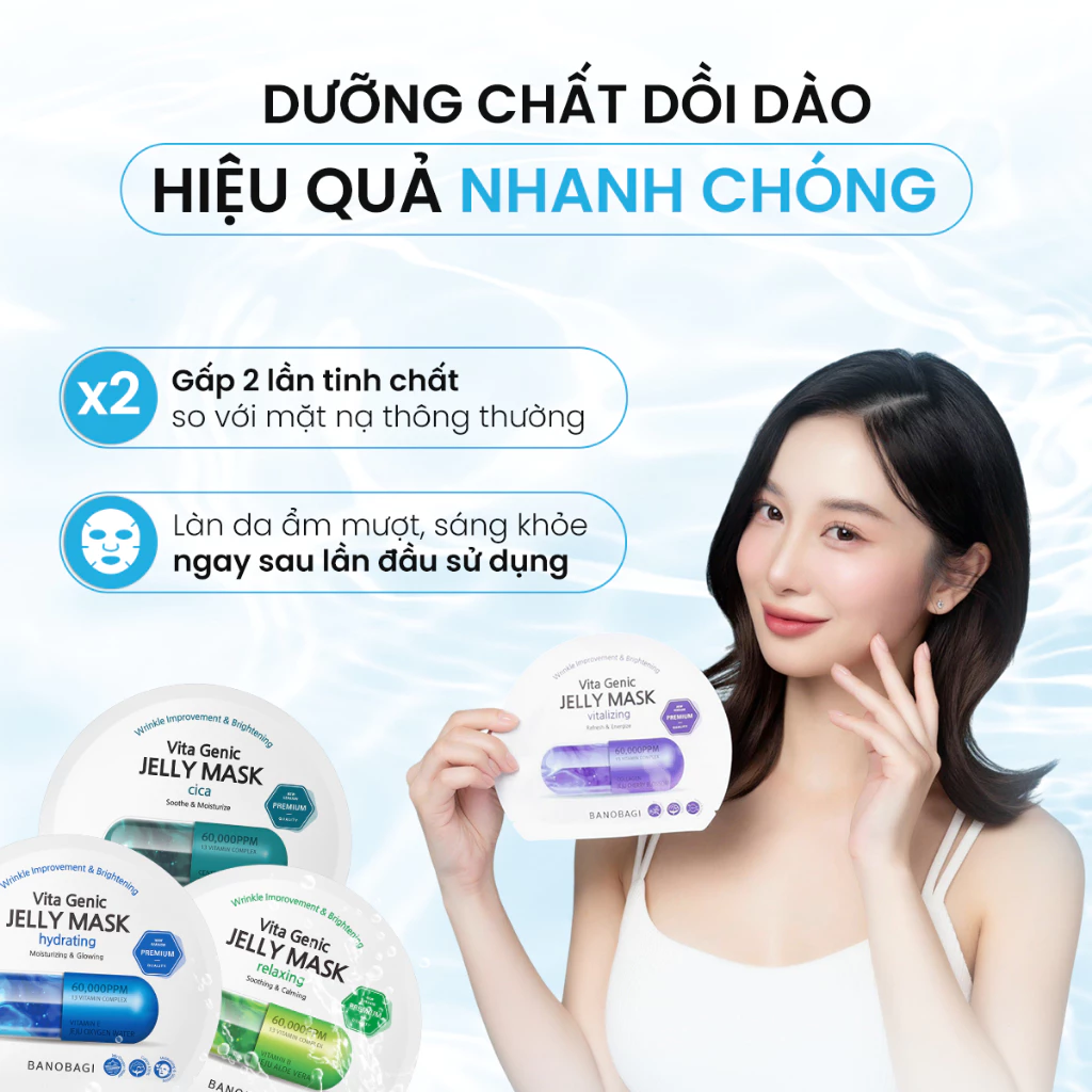 Mặt Nạ BANOBAGI PREMIUM Vita Genic Jelly Mask 30ml (Mẫu Mới)