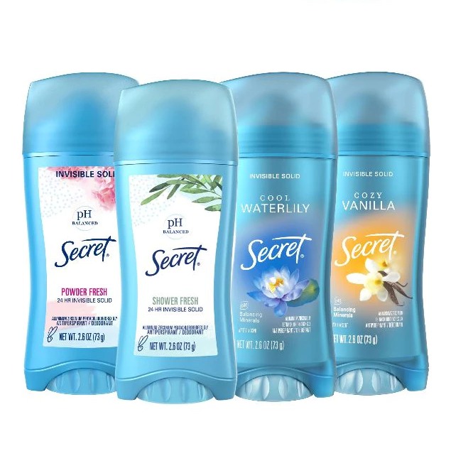 Sáp Khử Mùi Secret Hỗ Trợ Giảm Tiết Mồ Hôi Secret Antiperspirant Deodorant 73g