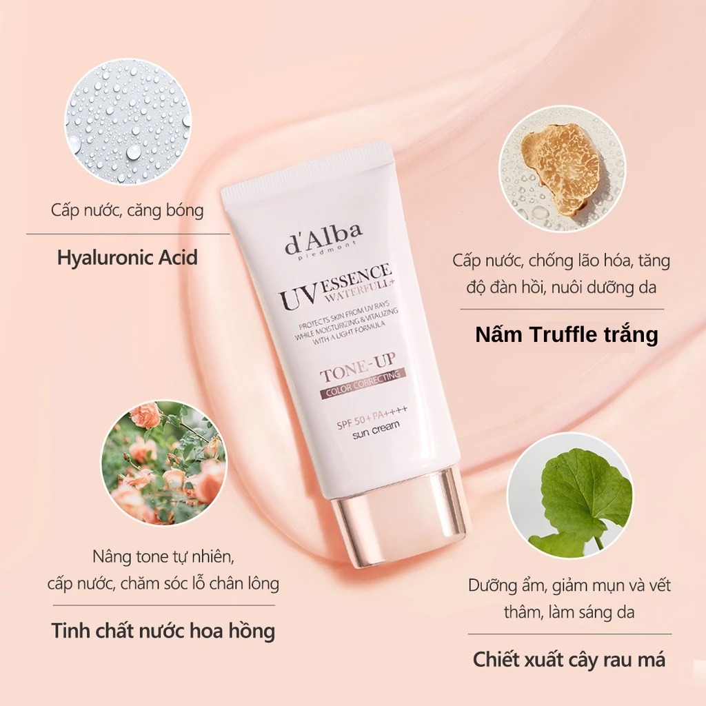 Kem Chống Nắng d'Alba Waterfull Suncream SPF50+ PA++++ 50ml