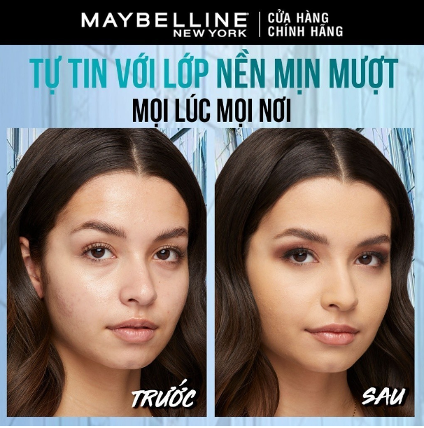 Phấn Phủ MAYBELLINE Dạng Nén Che Phủ Hoàn Hảo, Kiềm Dầu Hiệu Quả Fit Me Matte Poreless Powder SPF32 /PA+++ 6g (Hộp Tròn)
