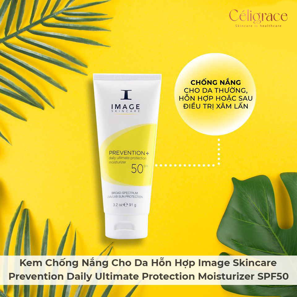 [SPECSAL24] Kem Chống Nắng IMAGE Cho Da Hỗn Hợp Prevention+ SPF 50+ Daily Ultimate Moisturizer