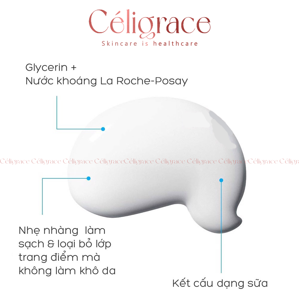 [SPECSAL24] Sữa Rửa Mặt Và Tẩy Trang Cho Da Quá Nhạy Cảm La Roche-Posay Toleriane Dermo Cleanser - Cleansing & Make-Up Removal Fluid 200ml